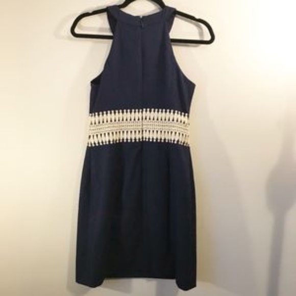 Navy Lilly Pulitzer Ashyln Shift Dress (Size 0) - Picture 3 of 4